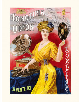 "FONOTIPIA ODEON" Poster
