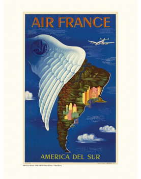 "A046 AMERICA DEL SUR" Poster