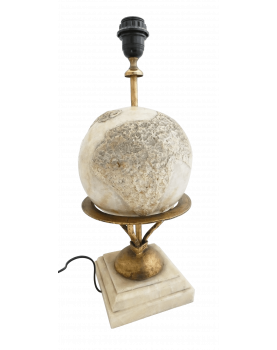 Stone Globe Lamp