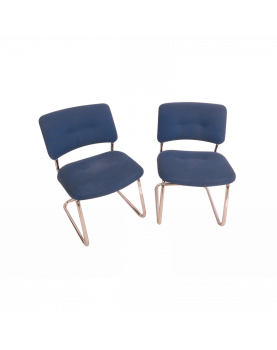 STRAFOR 2 Blue Armchairs