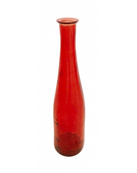 Grande Bouteille Vase Rouge