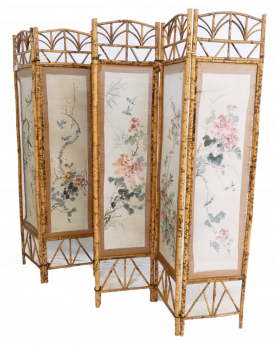 Floral Tapestry Screen in...