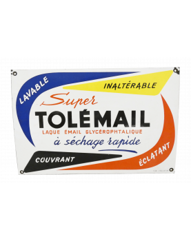 TOLEMAIL Enameled plate