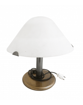 Mushroom Lamp Metal and Glass