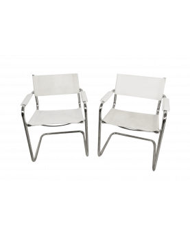 Pair of white chairs MATEO...