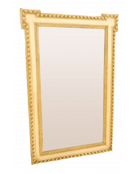 Beveled Cream Mirror