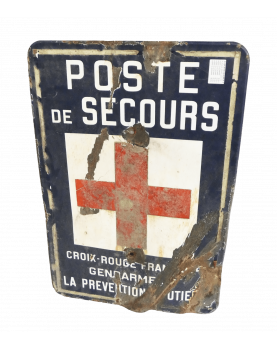 Enamel Sign First Aid Post
