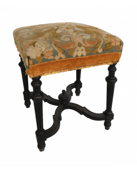 Napoleon III Upholstered Stool