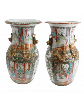 Pair of CANTON Vase